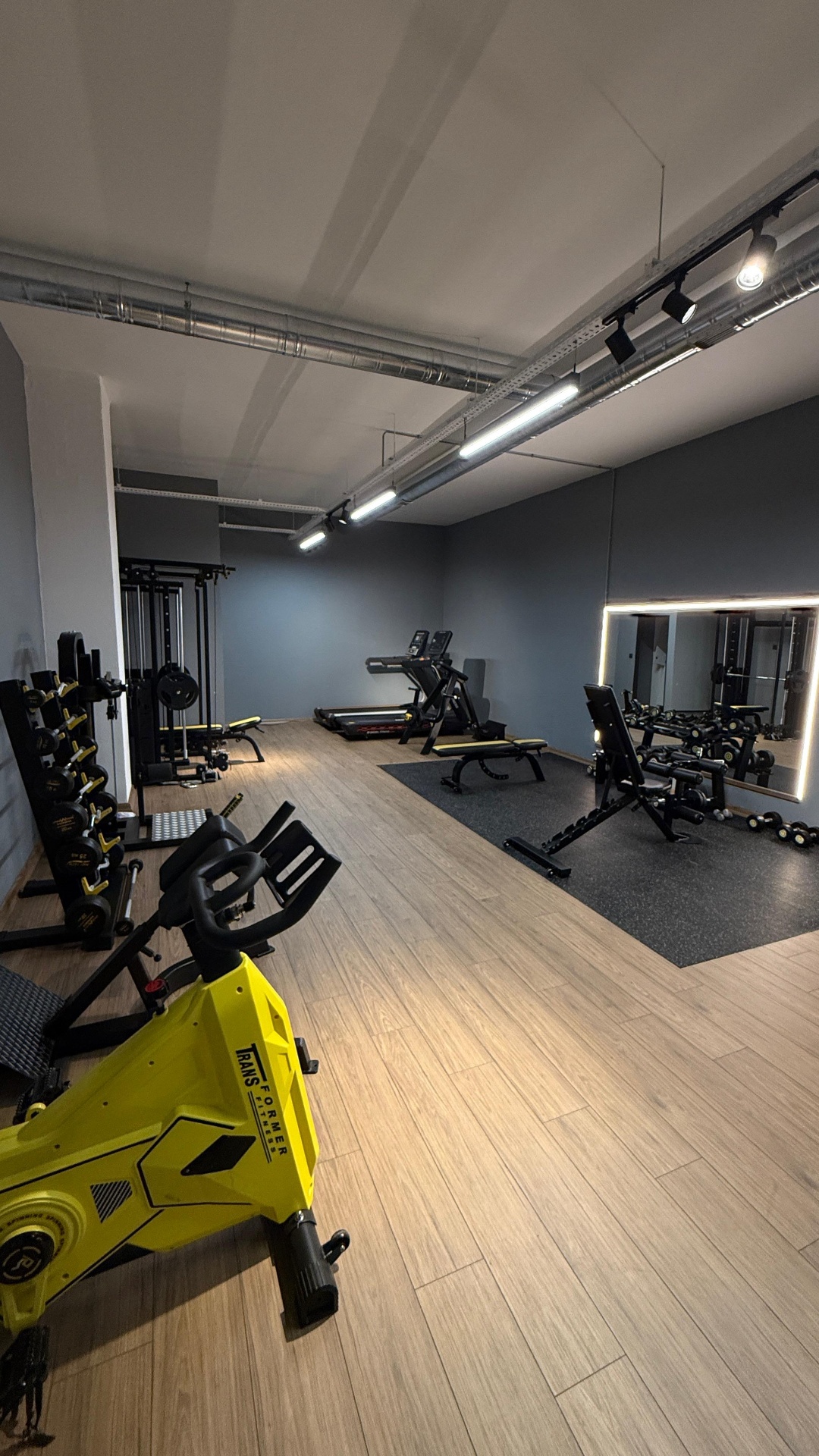 Fonksiyonel antrenman ve dumbbell alanı